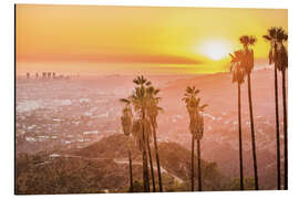 Magnettafel Sonnenuntergang im Griffith Park, Los Angeles