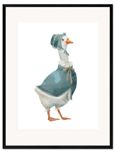Impression artistique encadrée Mère oie