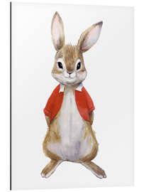 Magnettafel Hase im Sonntagshemd