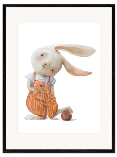 Framed art print Let's Play Ball