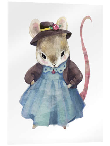 Acrylic print Mrs. Mouse