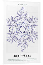 Magnettafel Delfter Blau (englisch)