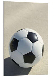 Galleritryk Soccer ball on the beach