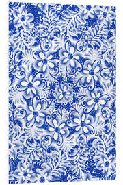 Stampa su PVC Ceramica blu di Delft