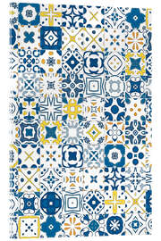 Akryylilasitaulu  Decorative azulejo pattern