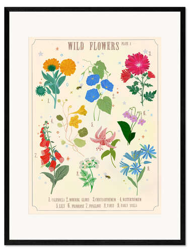 Framed art print Wildflowers i