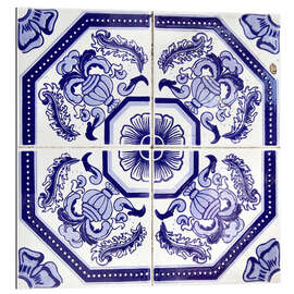 Gallery print Azulejo royal blue