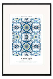 Gerahmter Kunstdruck Azulejo (englisch)
