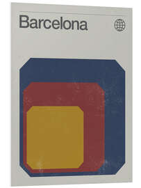 Foam board print Barcelona