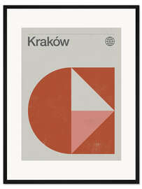 Gerahmter Kunstdruck Krakau