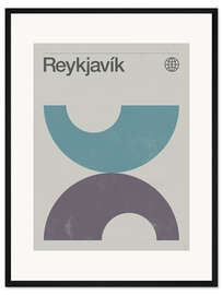 Gerahmter Kunstdruck Reykjavik