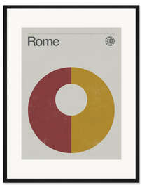 Gerahmter Kunstdruck Rom