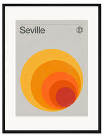 Gerahmter Kunstdruck Sevilla