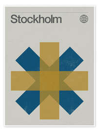 Poster  Stockholm - Swissty