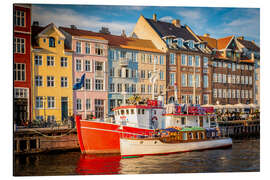 Magnettafel Schiffe im Hafen von Kopenhagen