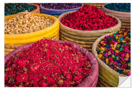 Selvklebende plakat Were at the Marrakech bazaar