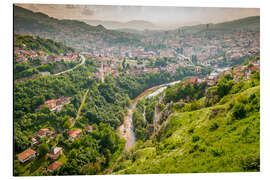 Alubild Blick auf Sarajevo von der Gelben Bastion