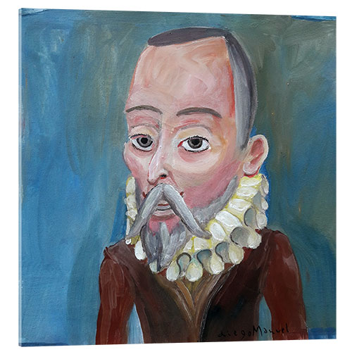 Acrylic print Miguel de Cervantes