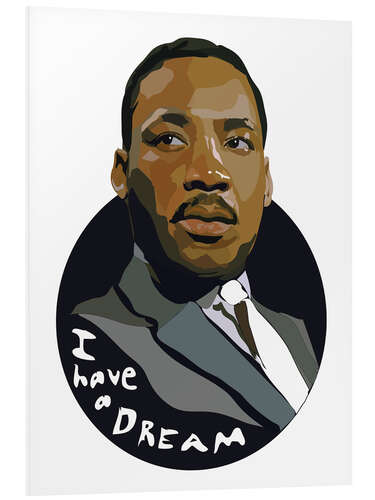 Foam board print Martin Luther King