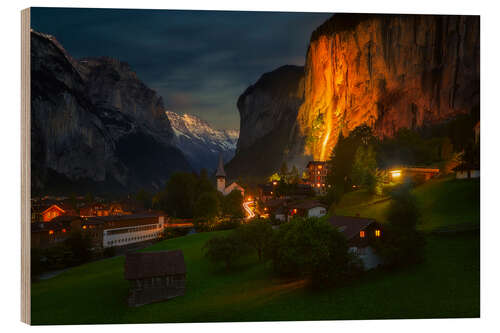 Puutaulu Waterfall in Lauterbrunnen, Switzerland