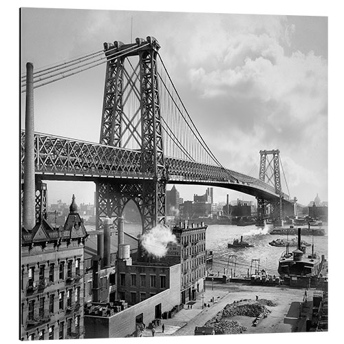 Alubild Williamsburg Bridge von Brooklyn, 1905