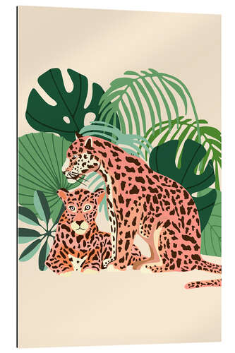 Gallery print Jaguars under the canopy of leaves