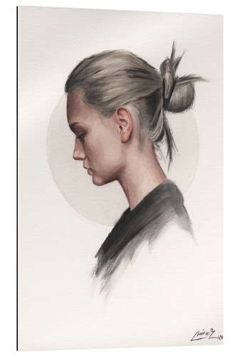 Gallery print Portrait in profile