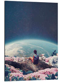 Magnettafel Meine Welt blühte auf, als ich dich liebte