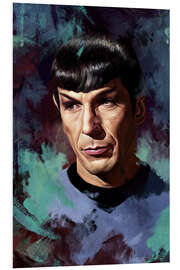 Foam board print Spock