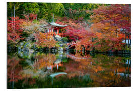 Aluminium print Daigo ji Tempel in Kyoto, Japan