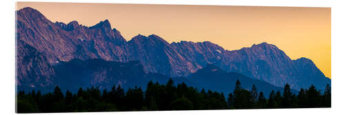 Akrylglastavla Sunset in the Karwendel