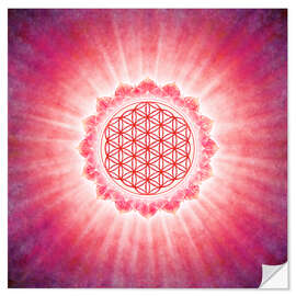 Wall sticker Flower of Life - morning sun