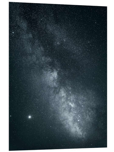 PVC print Starry sky with milky way galaxy