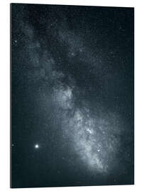 Gallery print Starry sky with milky way galaxy