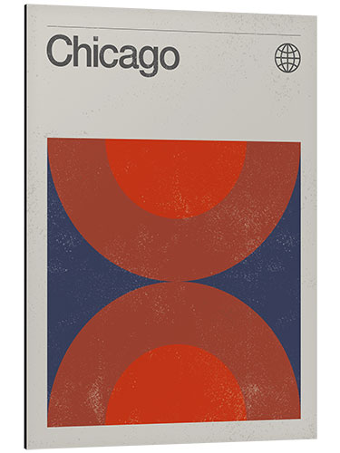 Aluminium print Chicago