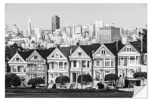 Naklejka na ścianę San Francisco - czarno-biała fotografia