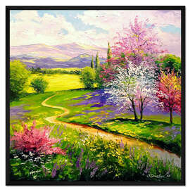 Gerahmter Kunstdruck Frühling