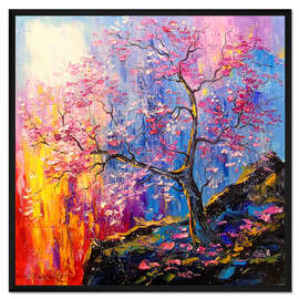 Gerahmter Kunstdruck Kirschblüte