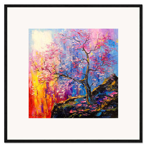Innrammet kunsttrykk Cherry blossom