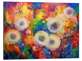 Magnettafel Löwenzahn im Sommer