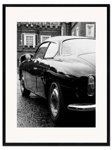 Gerahmter Kunstdruck Vintage Auto in London