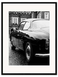Gerahmter Kunstdruck Vintage Auto in London