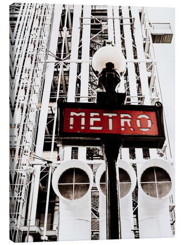 Canvas print Metro Center Pompidou