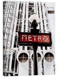 Canvas print Metro Center Pompidou