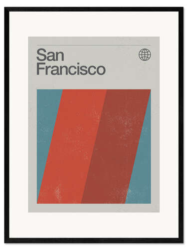 Gerahmter Kunstdruck San Francisco