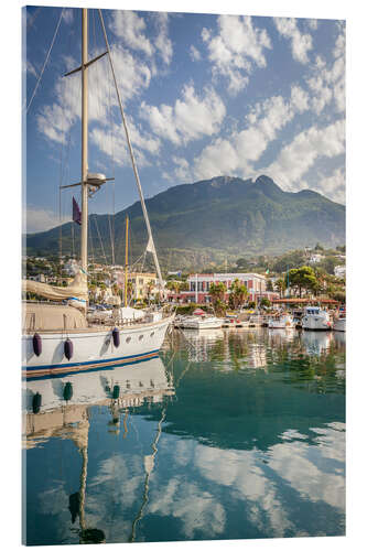 Quadro em acrílico Porto de Lacco Ameno em Ischia