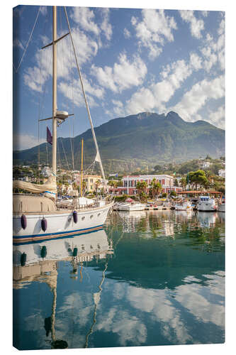 Canvas print Port of Lacco Ameno on Ischia