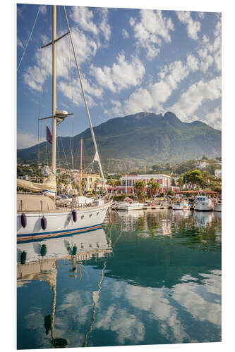 Foam board print Port of Lacco Ameno on Ischia