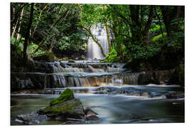 Foam board print Picturesque waterfall