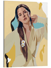 Magnettafel Mildes Gelb